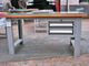 مقعد ورشة عمل أداة الفولاذ المقاوم للصدأ العمل مع جزار كتلة الخشب الصلب مقعد الأعلى